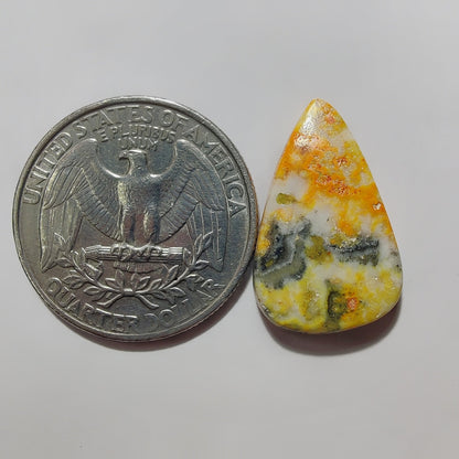 Bumblebee Jasper gemstone cabochon - natural crystal healing stone for jewelry making by SemiPreciousCabs