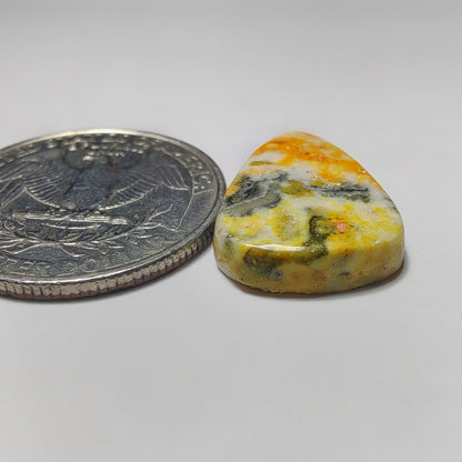 Bumblebee Jasper gemstone cabochon - natural crystal healing stone for jewelry making by SemiPreciousCabs