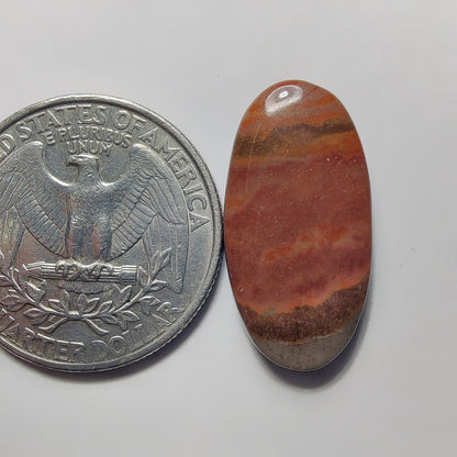 Polychrome Jasper gemstone cabochon - natural crystal healing stone for jewelry making by SemiPreciousCabs