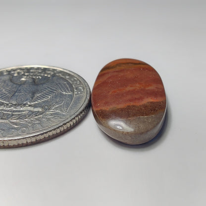 Polychrome Jasper gemstone cabochon - natural crystal healing stone for jewelry making by SemiPreciousCabs