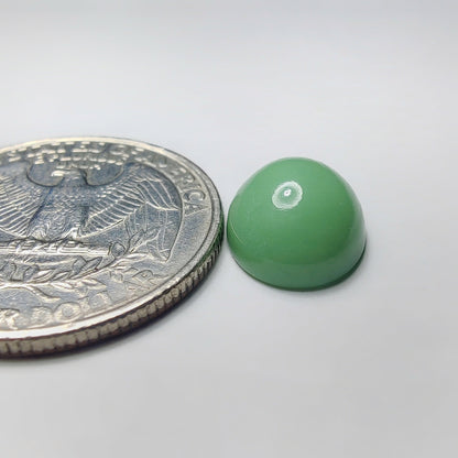 Chrysoprase gemstone cabochon - natural crystal healing stone for jewelry making by SemiPreciousCabs