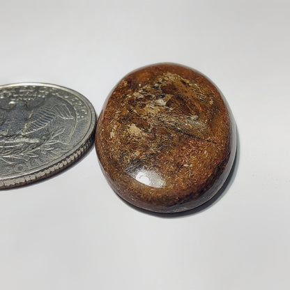 Bronzite gemstone cabochon - natural crystal healing stone for jewelry making by Gemivra