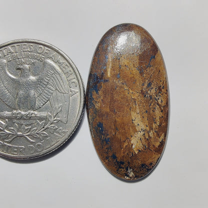 Bronzite gemstone cabochon - natural crystal healing stone for jewelry making by Gemivra