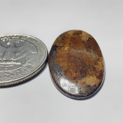 Bronzite gemstone cabochon - natural crystal healing stone for jewelry making by Gemivra