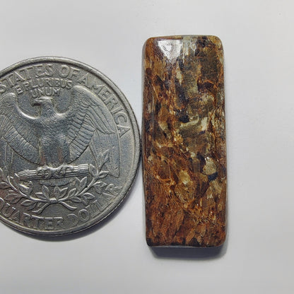 Bronzite gemstone cabochon - natural crystal healing stone for jewelry making by Gemivra