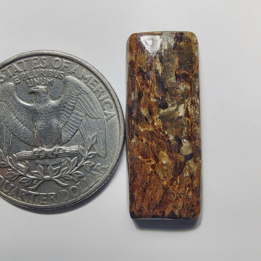 Bronzite gemstone cabochon - natural crystal healing stone for jewelry making by Gemivra