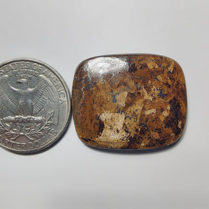 Bronzite gemstone cabochon - natural crystal healing stone for jewelry making by Gemivra