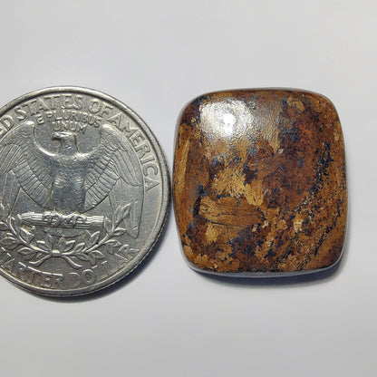 Bronzite gemstone cabochon - natural crystal healing stone for jewelry making by Gemivra