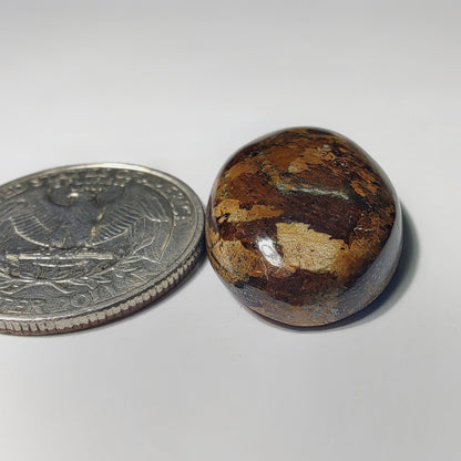 Bronzite gemstone cabochon - natural crystal healing stone for jewelry making by Gemivra