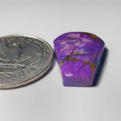 Mohave Turquoise gemstone cabochon - natural crystal healing stone for jewelry making by Gemivra