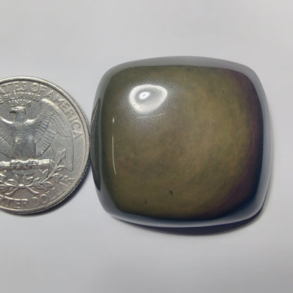 Rainbow Obsidian gemstone cabochon - natural crystal healing stone for jewelry making by Gemivra