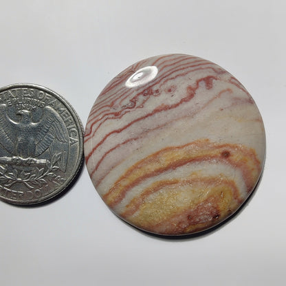 Rosetta Jasper gemstone cabochon - natural crystal healing stone for jewelry making by Gemivra