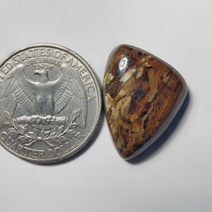 Bronzite gemstone cabochon - natural crystal healing stone for jewelry making by Gemivra