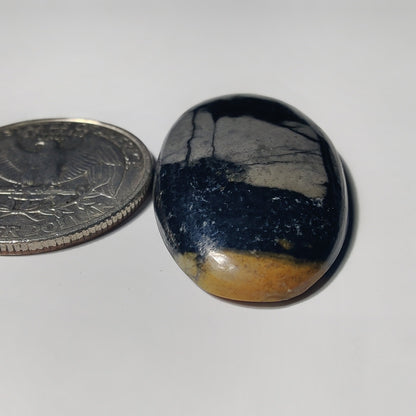 Picasso Jasper gemstone cabochon - natural crystal healing stone for jewelry making by Gemivra