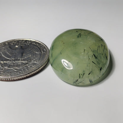 Prehnite gemstone cabochon - natural crystal healing stone for jewelry making by Gemivra