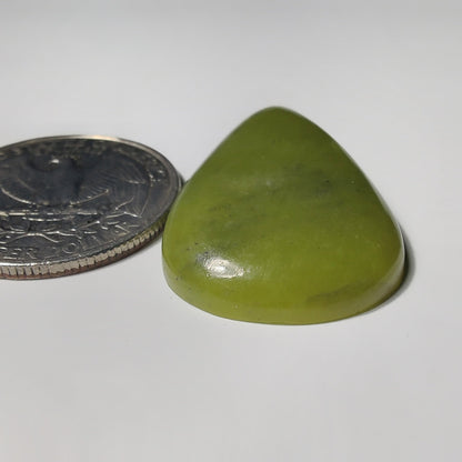 Nephrite gemstone cabochon - natural crystal healing stone for jewelry making by Gemivra