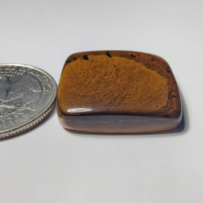 Tiger Eye gemstone cabochon - natural crystal healing stone for jewelry making by Gemivra