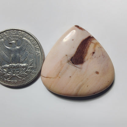 Coconut Jasper gemstone cabochon - natural crystal healing stone for jewelry making by Gemivra