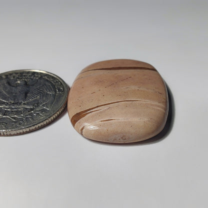 Coconut Jasper gemstone cabochon - natural crystal healing stone for jewelry making by Gemivra