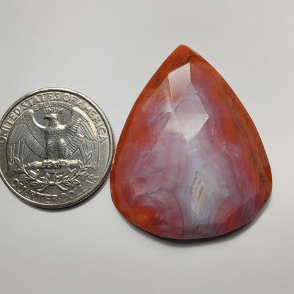 Botswana Agate gemstone cabochon - natural crystal healing stone for jewelry making by Gemivra