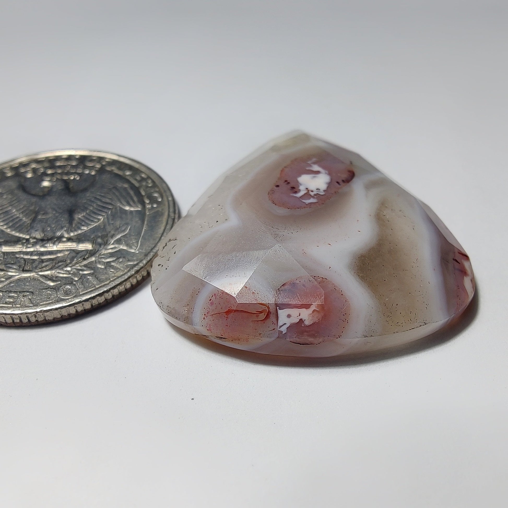 Botswana Agate gemstone cabochon - natural crystal healing stone for jewelry making by Gemivra