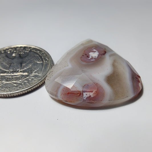 Botswana Agate gemstone cabochon - natural crystal healing stone for jewelry making by Gemivra