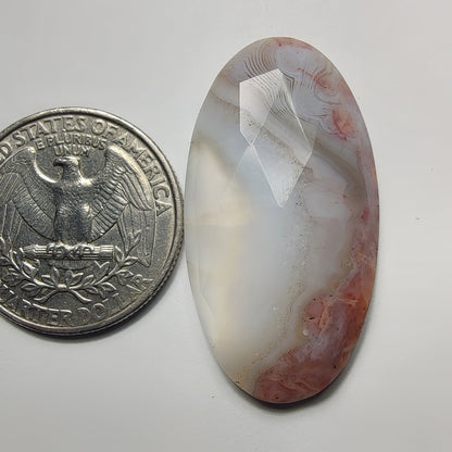 Botswana Agate gemstone cabochon - natural crystal healing stone for jewelry making by Gemivra