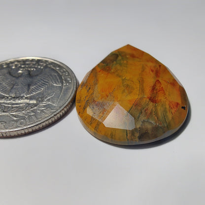 Ocean Jasper gemstone cabochon - natural crystal healing stone for jewelry making by Gemivra