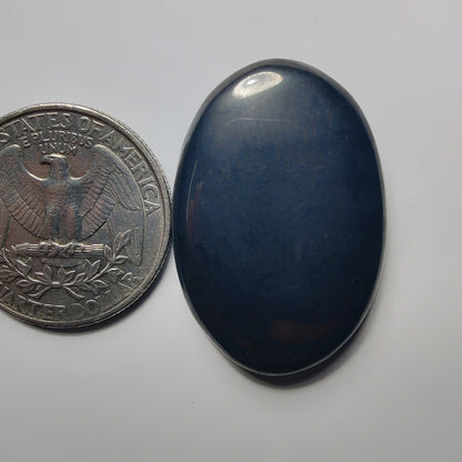 Hematite gemstone cabochon - natural crystal healing stone for jewelry making by Gemivra