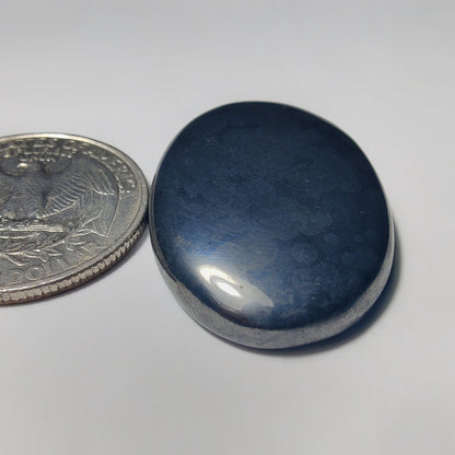 Hematite gemstone cabochon - natural crystal healing stone for jewelry making by Gemivra