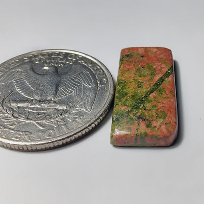 Unakite gemstone cabochon - natural crystal healing stone for jewelry making by Gemivra