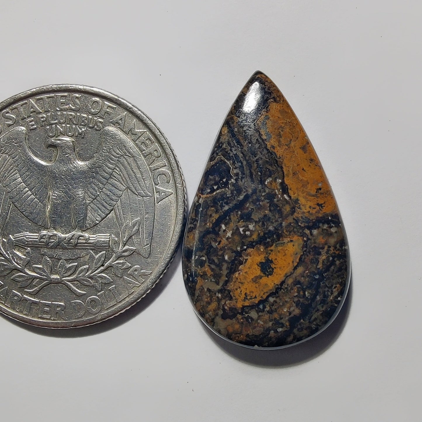 Stromatolite gemstone cabochon - natural crystal healing stone for jewelry making by Gemivra