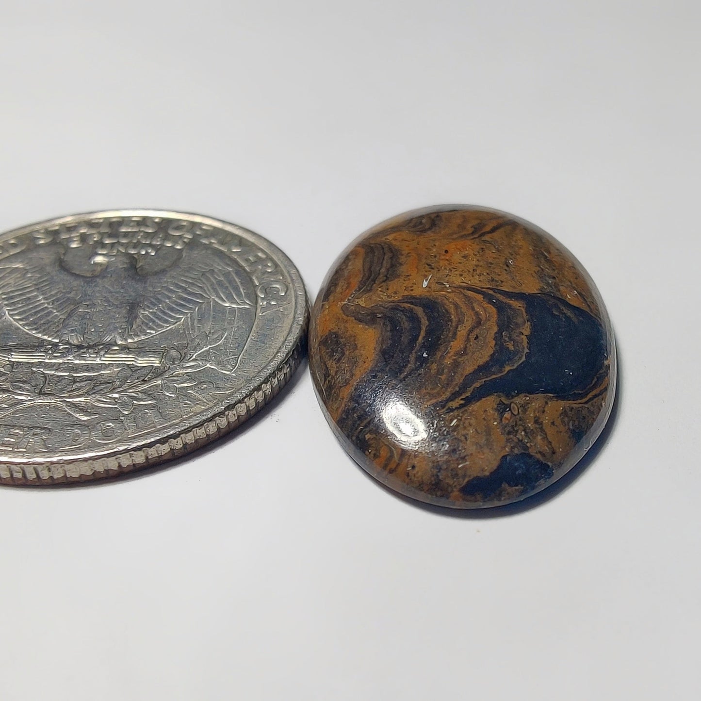 Stromatolite gemstone cabochon - natural crystal healing stone for jewelry making by Gemivra