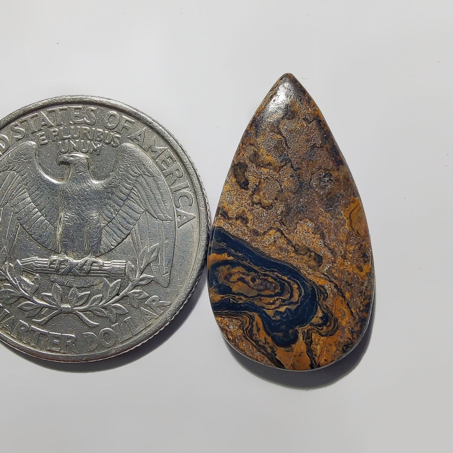 Stromatolite gemstone cabochon - natural crystal healing stone for jewelry making by Gemivra