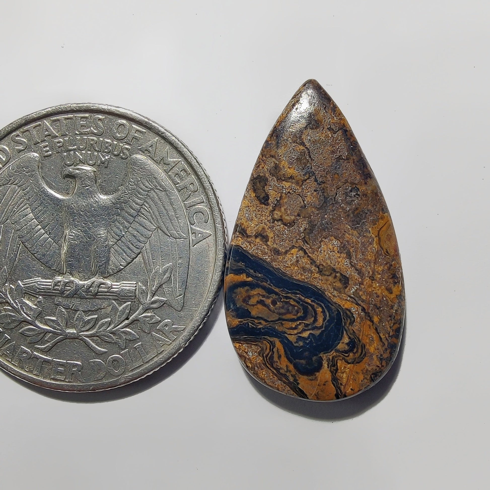 Stromatolite gemstone cabochon - natural crystal healing stone for jewelry making by Gemivra