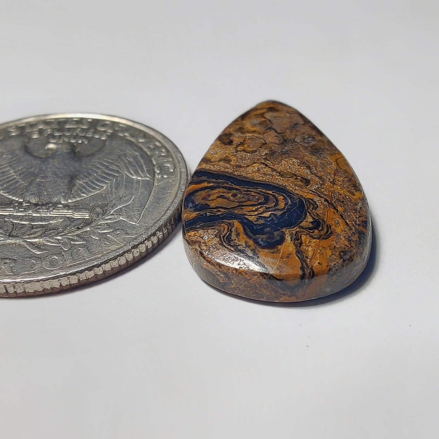 Stromatolite gemstone cabochon - natural crystal healing stone for jewelry making by Gemivra