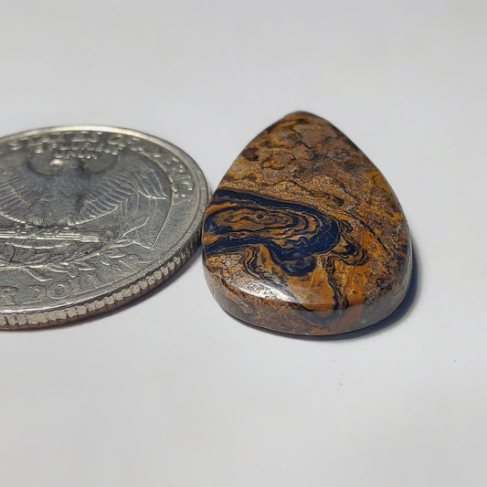 Stromatolite gemstone cabochon - natural crystal healing stone for jewelry making by Gemivra