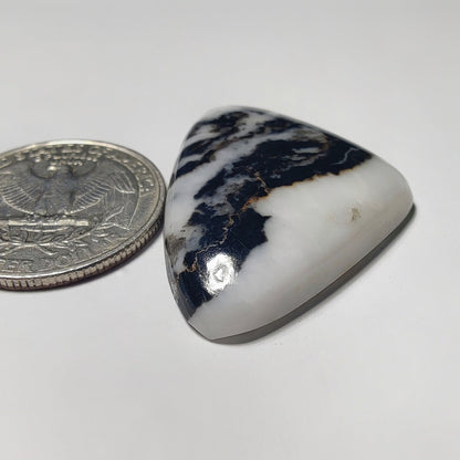 White Buffalo Turquoise gemstone cabochon - natural crystal healing stone for jewelry making by Gemivra
