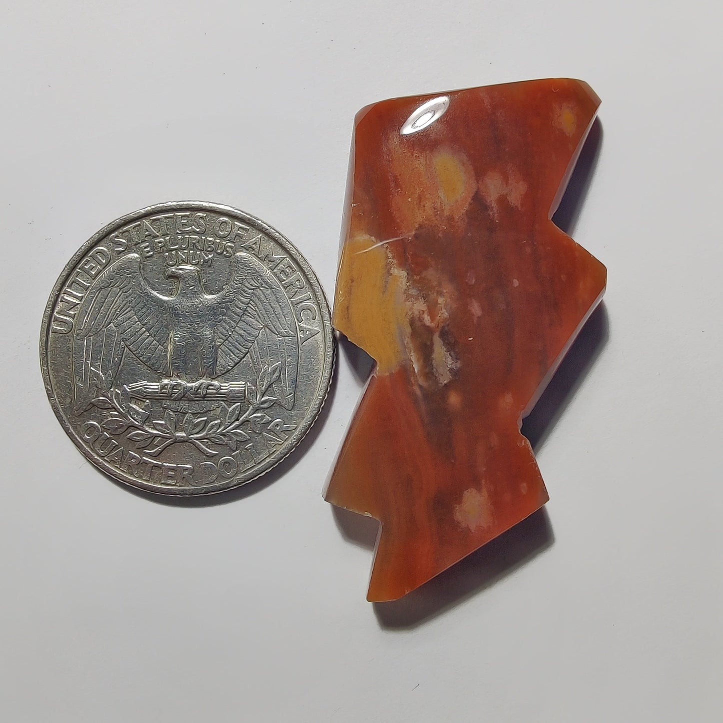 Banded Agate gemstone cabochon - natural crystal healing stone for jewelry making by Gemivra