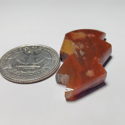 Banded Agate gemstone cabochon - natural crystal healing stone for jewelry making by Gemivra