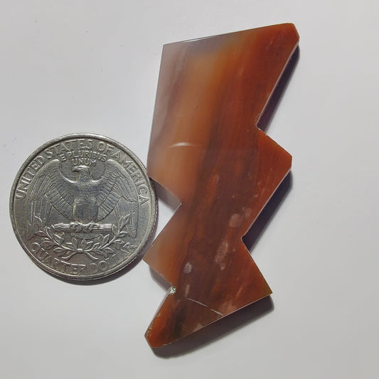 Banded Agate gemstone cabochon - natural crystal healing stone for jewelry making by Gemivra