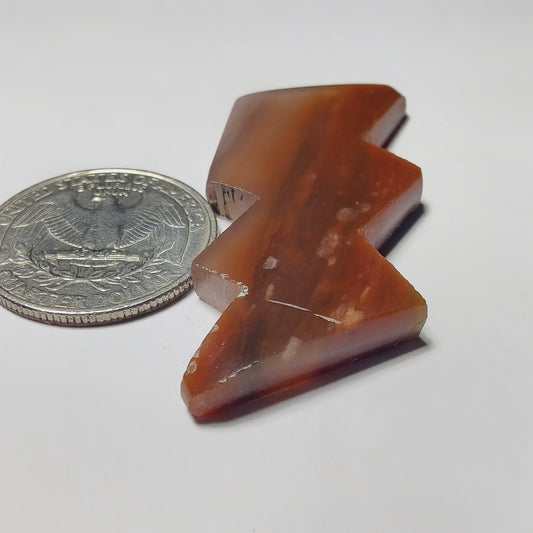 Banded Agate gemstone cabochon - natural crystal healing stone for jewelry making by Gemivra