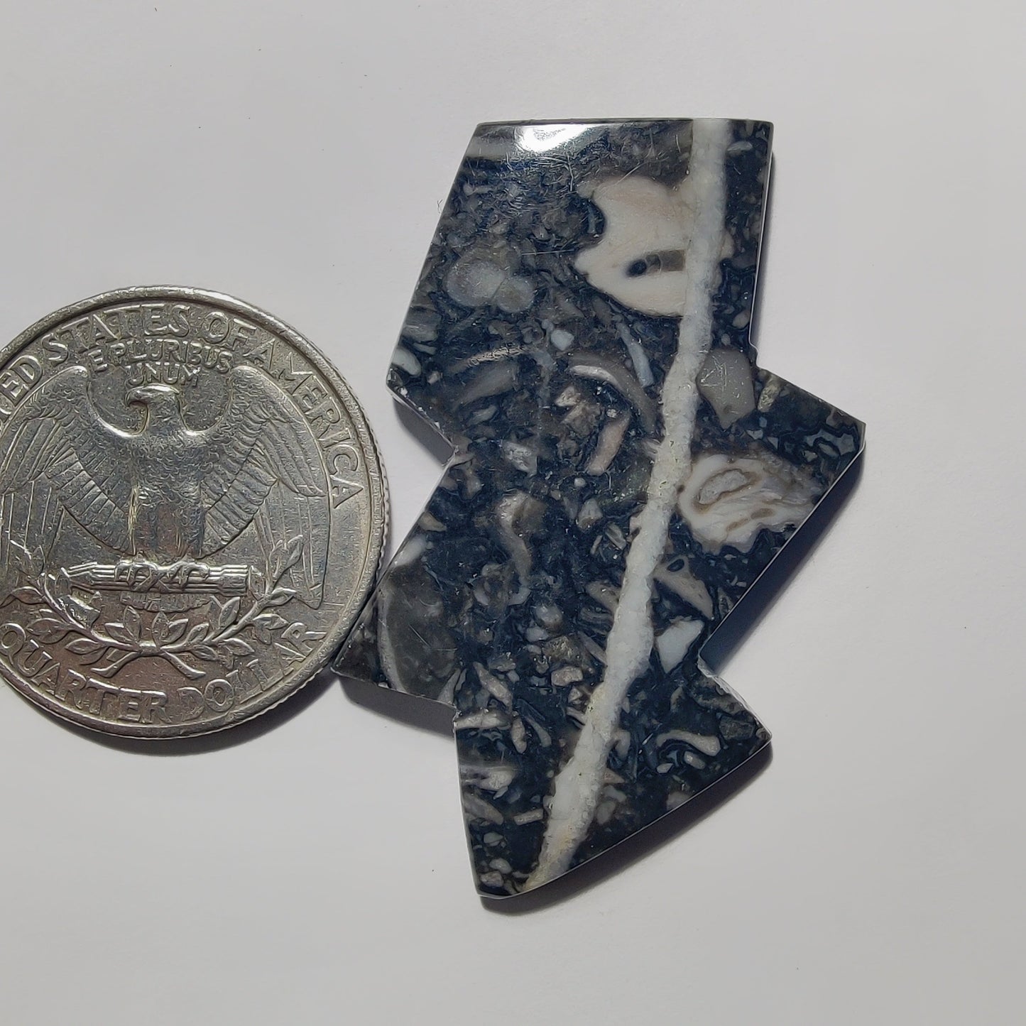 Orthoceras Jasper gemstone cabochon - natural crystal healing stone for jewelry making by Gemivra