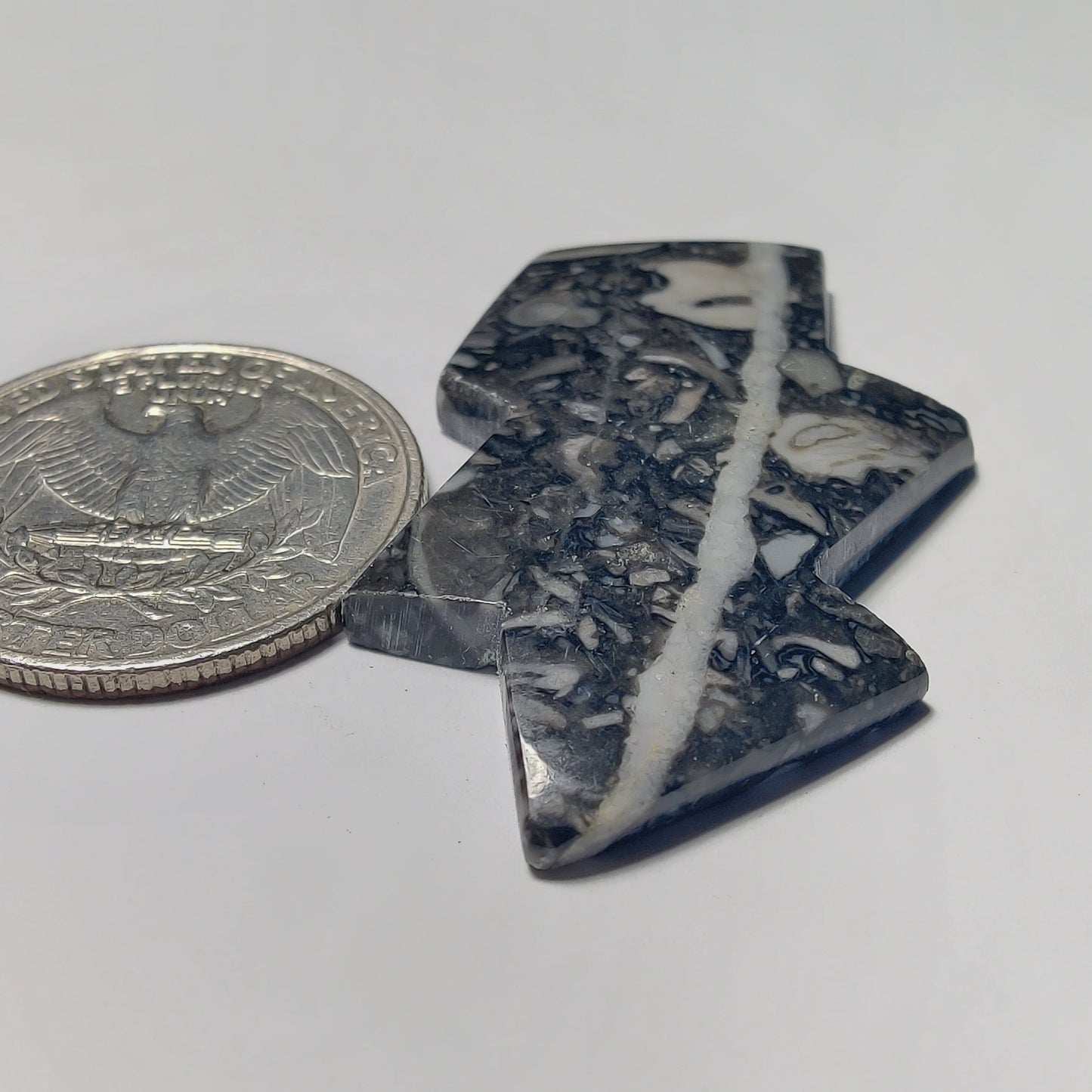 Orthoceras Jasper gemstone cabochon - natural crystal healing stone for jewelry making by Gemivra