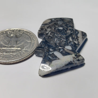 Orthoceras Jasper gemstone cabochon - natural crystal healing stone for jewelry making by Gemivra