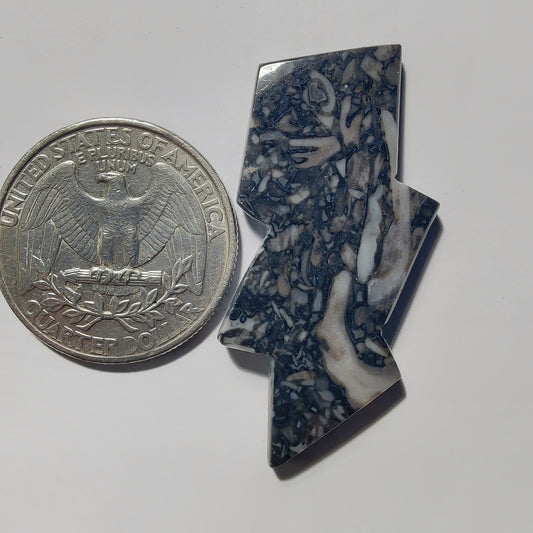 Orthoceras Jasper gemstone cabochon - natural crystal healing stone for jewelry making by Gemivra