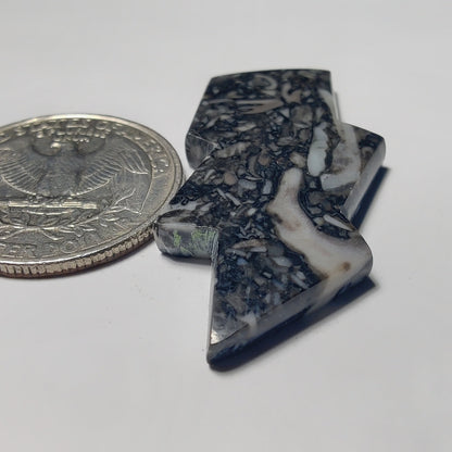 Orthoceras Jasper gemstone cabochon - natural crystal healing stone for jewelry making by Gemivra