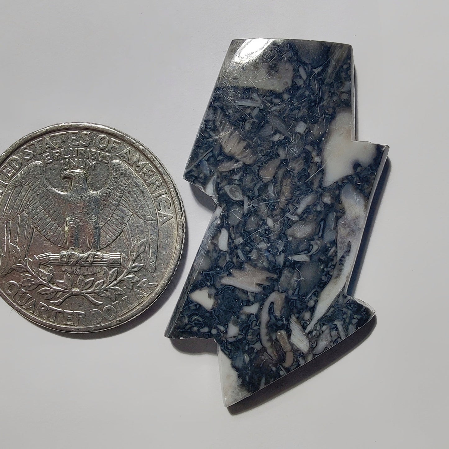 Orthoceras Jasper gemstone cabochon - natural crystal healing stone for jewelry making by Gemivra