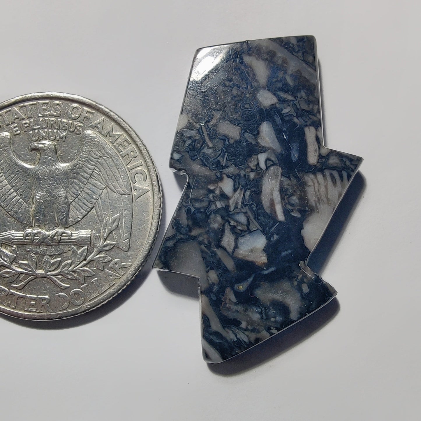 Orthoceras Jasper gemstone cabochon - natural crystal healing stone for jewelry making by Gemivra