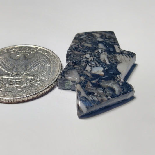 Orthoceras Jasper gemstone cabochon - natural crystal healing stone for jewelry making by Gemivra